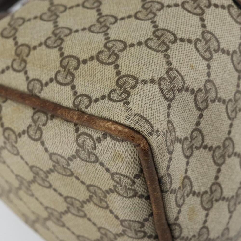 GUCCI GG Supreme Web Sherry Line Bag PVC Beige Gold 012 3842 58 Auth ep11528 - Picture 16 of 16